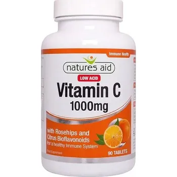 Zdraví Natures Aid Vitamin C 1000 mg - nízkokyselý 90 tablet