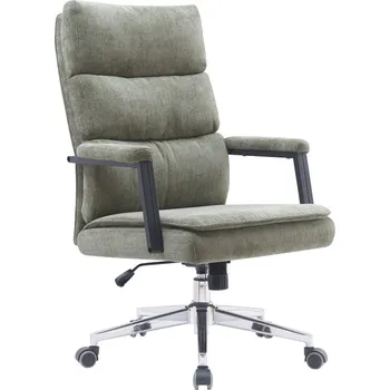 Kancelářské křeslo, zelená/chrom, ZAVIER