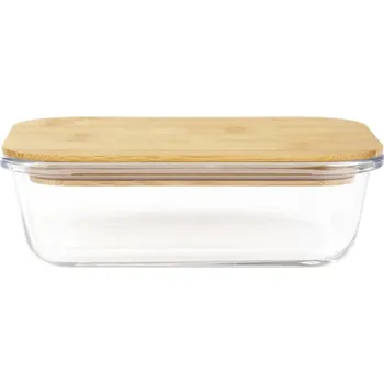 Dóza na potraviny Nádoba BAMBOU skleněná s bambusovým víkem 890906