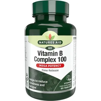 Fitness strava Natures Aid Vitamin B Complex 100 60 tablet
