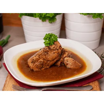 Konzervované maso DOVAST Kachní prsa v sádle 435 g Velikost: 2–3 porcové (400g)