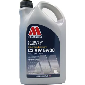 Motorový olej Millers Oils XF Premium C3 VW 5W-30 5 l