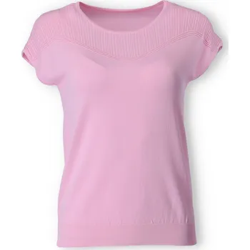 Dámská halenka Elegantní halenka kr. rukáv SEVENDAY 8083 barva: růžová