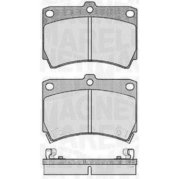 Brzdová destička Sada brzdových destiček, kotoučová brzda MAGNETI MARELLI 363916060286