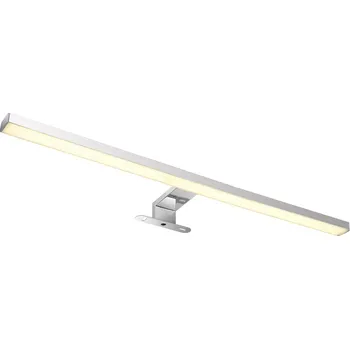 Koupelnové svítidlo Globo 41923C JAIME - Koupelnové LED svítidlo v lesklém chromu s montáží na skříňku 12W, 4000K, IP44, 60cm (Nástěnné chromové svítidlo na koupelnovou skříňku)