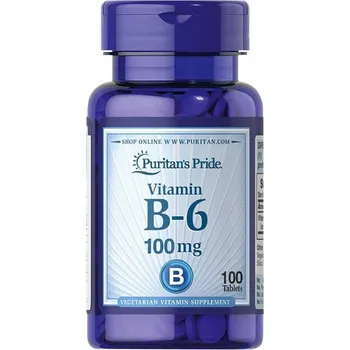 Fitness strava Puritan's Pride Vitamin B-6 100 mg 100 Tablets