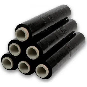 Stavební fólie Fólie průtažná ruční 50cm/23μm/1,9kg/250g/K/160m – černá