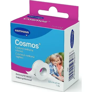 Náplast COSMOS POR Náplast na cívce z netkaného textilu Rozměr: 2,5cm x 5m
