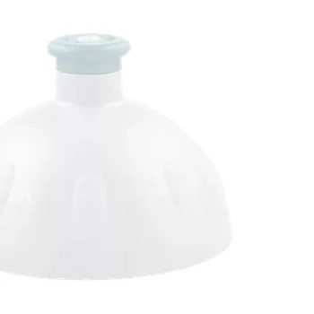 Víčko bílé/zátka modrá 543