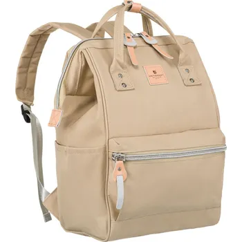 Městský batoh Velký dámský batoh s prostorem na notebook a USB portem Barva: Béžová