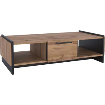 Konferenční stolek Konferenční stolek, dub wotan/černá, AMONI 1S