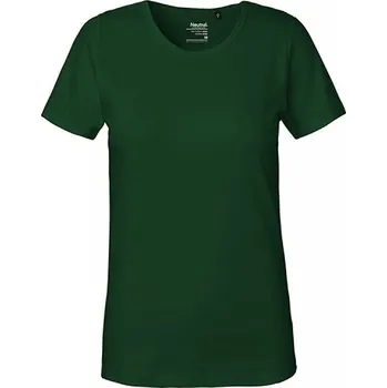 Dámské tričko Silnější dámské organické tričko Neutral z úpletu Interlock Barva: Zelená lahvová, Velikost: XS NE81029
