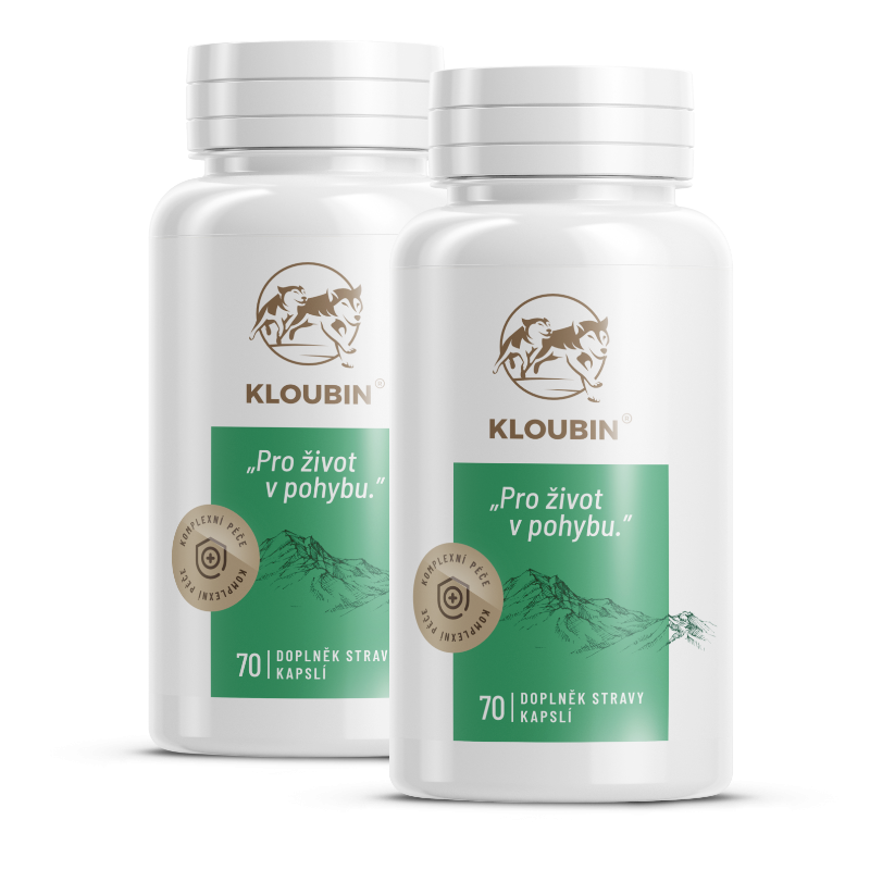 KLOUBIN Český kolagen a výživa na klouby, 140 cps.