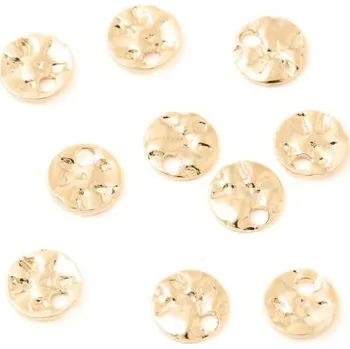 Přívěsek EU Přívěsek tepaný penízek 6mm chirurgická ocel rose gold