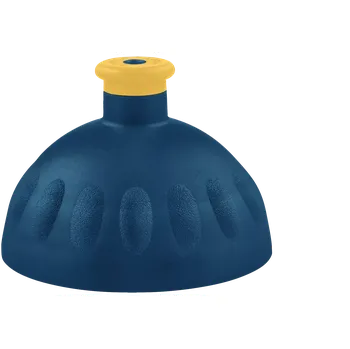 Víčko modré 2767/zátka tm. žlutá