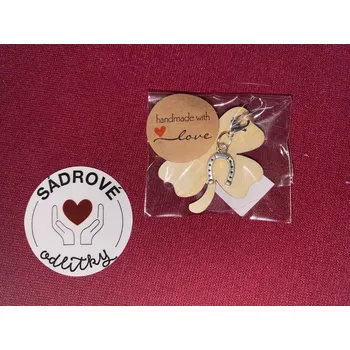 HandMade by VeJa Podkova na dřevěném čtyřlístku