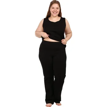 Dámské kalhoty Lamido Dámské kalhoty Dominika černá XXL (XXL) - doprava od 59 Kč