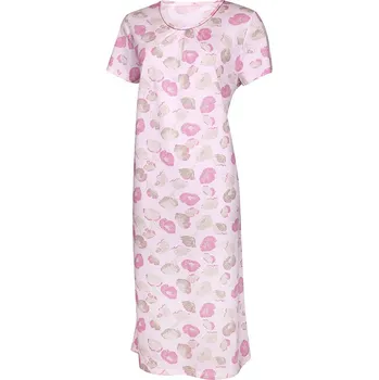 Dámská noční košile Lamido Dámská noční košile Líba K růžovo-béžový květ M (CZ44 / EU40 (M)) - doprava od 59 Kč