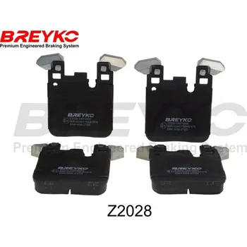 Brzdová destička Sada brzdových destiček, kotoučová brzda David Vasco Z2028