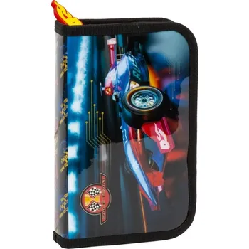 Penál ŠKOLNÍ JEDNOPATROVÝ PENÁL PLNĚ VYBAVENÝ FORMULE RACE TEAM