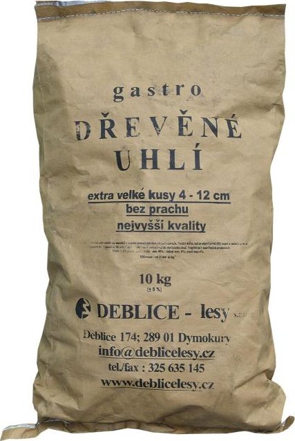 Dřevěné uhlí Gastro profi 10 kg