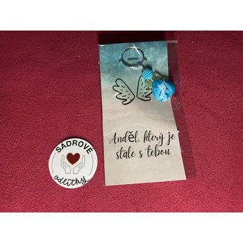 HandMade by VeJa Dárková karta - Anděl, který je stále s tebou (moře)