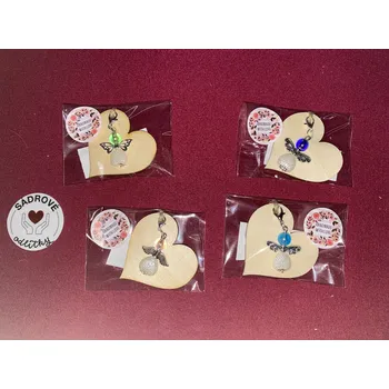 HandMade by VeJa Andílek na dřevěném srdíčku