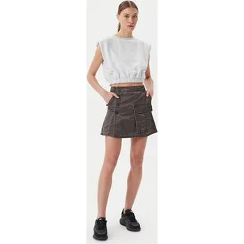 Dámská sukně Alpha Industries Mini sukně Vintage 156052 Šedá Regular Fit XS