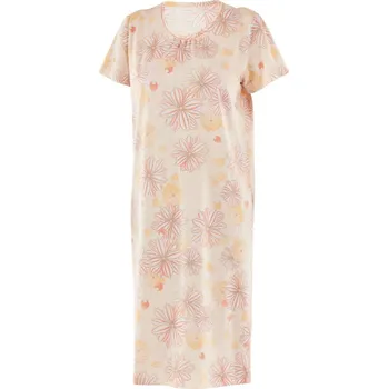 Dámské noční prádlo Lamido Dámská noční košile Líba K oranžovožlutý květ L (CZ48 / EU44 (L)) - doprava od 59 Kč