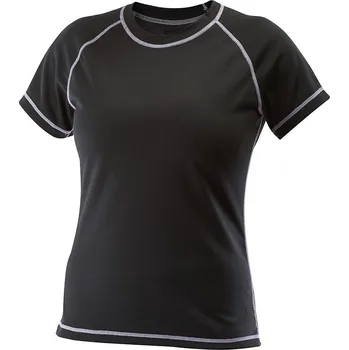 Lamido Dámské tričko krátký rukáv Coolbest černá XS (XS) - doprava od 59 Kč