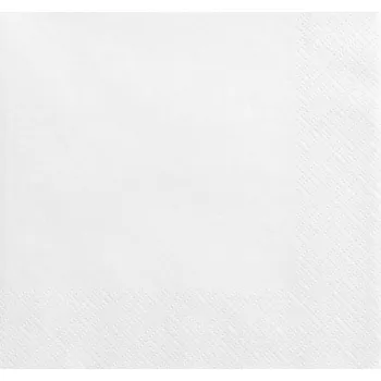 Papírový ubrousek Ubrousky HRC Unicolor L - bílé - 20 ks - 100_20