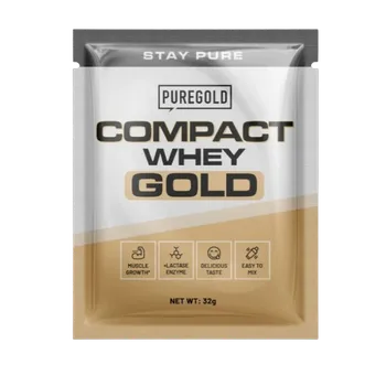 Protein Puregold Whey Protein - PureGold, Compact 32 g Příchuť: Chocaramel