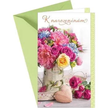 Blahopřání k narozeninám - klopa na peníze - 15-6352c