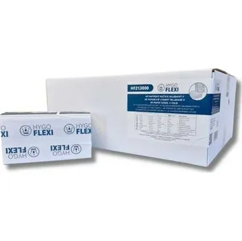 Papírový ručník Ručník papírový skládaný Z-Z 2vr.bílý celulóza 3000ks H3 FLEXI