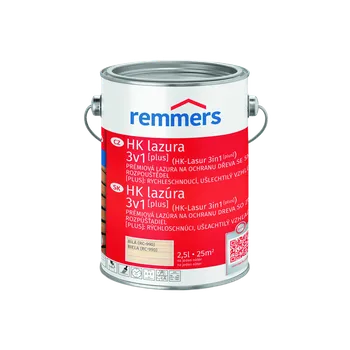 lazura Remmers - HK Lazura 3v1 [plus] Barva: Weiss / Bílá *, Objem: 2,5l