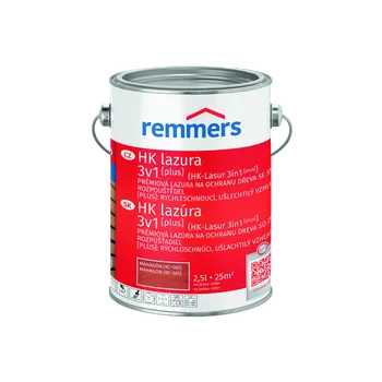 Lak na dřevo Remmers - HK Lazura 3v1 [plus] Barva: Mahagoni / Mahagon, Objem: 2,5l