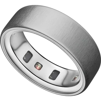 chytrý prsten Oura Ring 4 Brushed Silver, 8