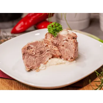 Konzervované maso DOVAST Staročeská vepřovka 435 g Velikost: 2–3 porcové (420g)