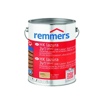 Lak na dřevo Remmers - HK Lazura 3v1 [plus] Barva: Farblos / Bezbarvý *, Objem: 5l