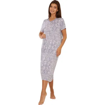 Dámská noční košile Lamido Dámská noční košile Líba K modrý vzor na bílé XXL (CZ58 / EU54 (XXL)) - doprava od 59 Kč