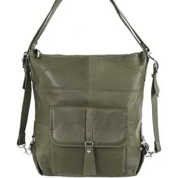 Kabelka Sikora Dámská kožená kabelka - batůžek Ela olivová