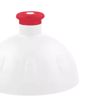 Víčko bílé/zátka červená