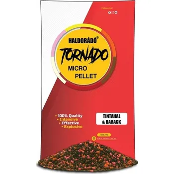 Návnadová surovina Haldorádó Pelety Tornado Micro Pellets 2mm 400g - Mango
