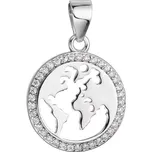 Stříbrný přívěsek světadíly 14062.1 crystal