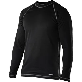 Lamido Pánské tričko dlouhý rukáv Coolbest černá S (S) - doprava od 59 Kč