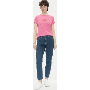 Pánské tričko Pepe Jeans T-Shirt Rumer PL506072 Růžová Regular Fit L