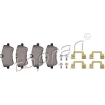 Sada brzdových destiček, kotoučová brzda TOPRAN 401 430