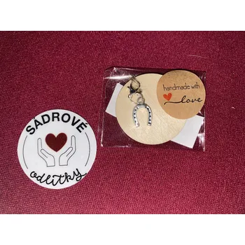 HandMade by VeJa Podkova na dřevěném kolečku