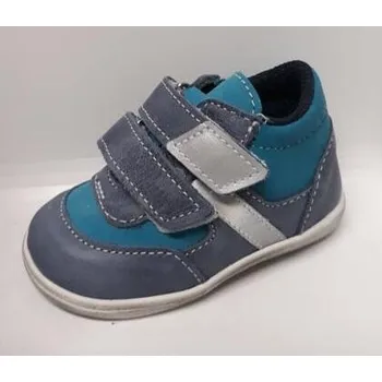 Chlapecké polobotky JONAP 051MV light - dět.kož.SZ, modro-tyrkys Velikost: 18