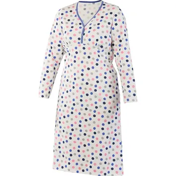 Dámská noční košile Lamido Dámská noční košile Nikolka D modrý puntík M (CZ44 / EU40 (M)) - doprava od 59 Kč